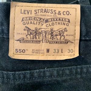 VINTAGE LEVI’s 550 W 33 L 30